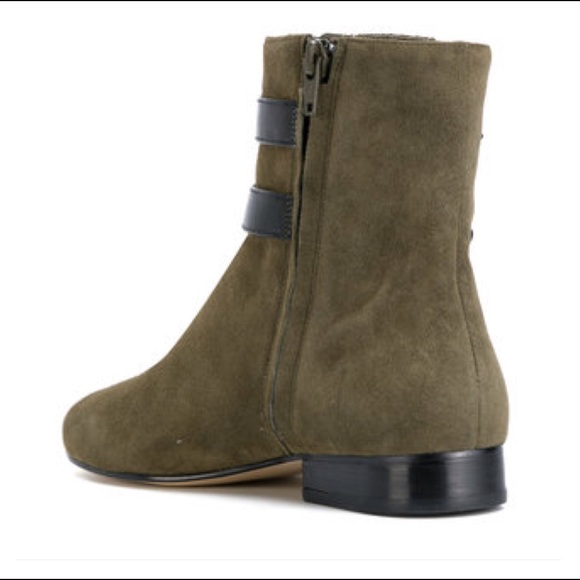 NWT MICHAEL Michael Kors Suede Leather Flat Bootie - Picture 4 of 7